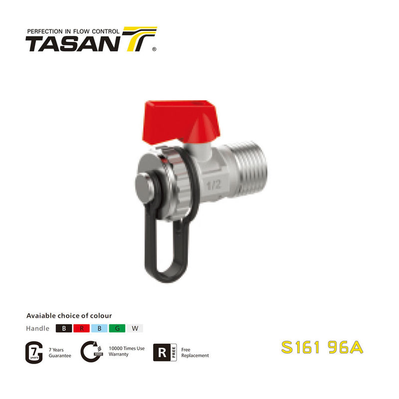 Filetto maschio d'ottone 16 Antivari, 3/8&quot; di iso 228 della valvola a sfera della caldaia di S161 96A&quot;~1/2&quot;