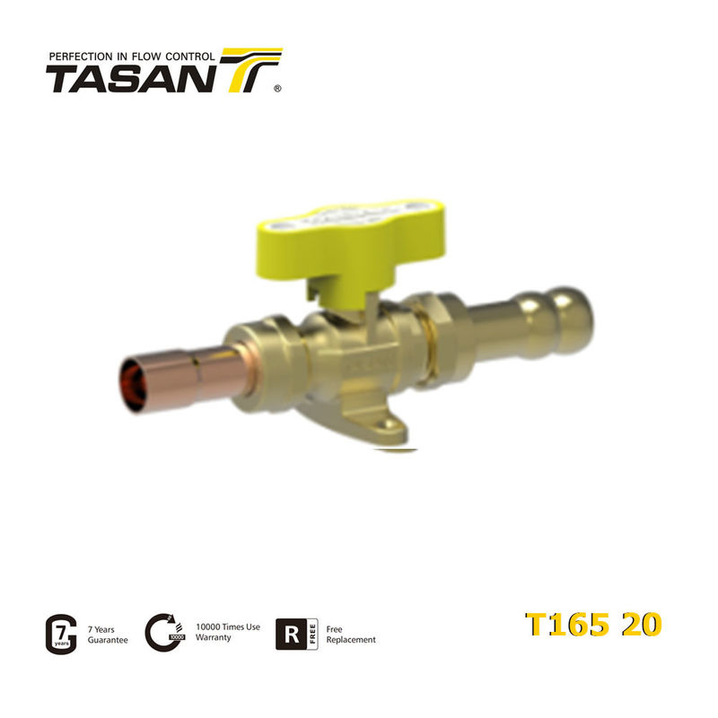 TASAN 1/2"X14mm / 16mm Tubo Gas Linea Valvola a Sfera Valvola Gas Manuale T165 20
